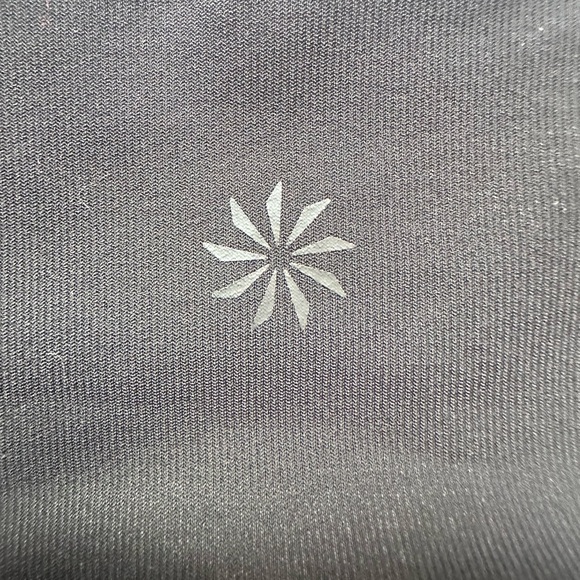 Athleta‎ Black Athletic Run Shorts Women’s Sz Medium New with tags High Rise Gym - Picture 6 of 8